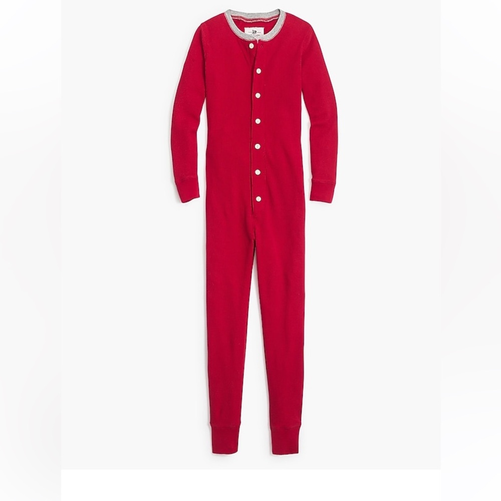 Crewcuts, Waffle Union Sleep Wear Onesie, Size 14